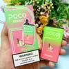 POCO BE 5000 zaciągnięć elektroniczny papieros jednorazowy vape akumulator cewka z siatką z 15ml vape pod 5 sztuk wyświetlacz lokalny magazyn w usa