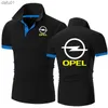 Zomer mannen Polo shirt Opel Afdrukken Casual Hoge Kwaliteit Katoen Korte Mouwen Man Harajuku Klassieke Tops Custom T-shirt L230520