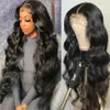 360 Loose Body Wave HD Lace Frontal Human Hair Wig indian Human Hair Lace Front Wigs For Women Pre Plucked 40 Inch seamless wig