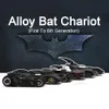 Diecast Model 1 64 Bat Chariot Alloy 6 Modèles de voiture PCSset Toy Metal Vehicle Body Simulation American Film Batmobile Gifts for Children 230605