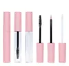 10 ml tomma läppglansrör rosa plast kosmetisk behållare påfyllningsbar diy mascara eyeliner ögonfrans flytande rör JL3290