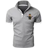 Męskie polo Business Polo T Shirts for Men Golf Trening Sports Matter Klasyczne oddychające topy z krótkim rękawem Man Outdoor Work Wear 230607