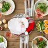 Ensembles de vaisselle Articles décoratifs de Noël Dessin animé créatif et ensemble de fourchettes Table de cuisine pour 4 moins de 100 napperons ou 6