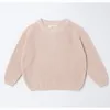 PULLOVER 1 7YRS Pojkar Sticked Baby Girls Soft Cotton Sweater Children's Tops Cloths Kids Cashmere Sweaters 230606