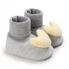 First Walkers Baby Shoes Sock Born Toddler Kid Girls Snow Boots Non-Slip Cute Love Winter Warm Soft Soled Boot