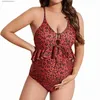 Macierzyńskie stroje kąpielowe Kobiety Lopard Leopard Matnity Swimodwear Onepiece kantar ciążowy Red Lopard kąpiel Kąpienia Regulowana klatka kąpielowa T230607