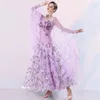 Стадия Wear Waltz Ballroom Sware Dress Women Стандартные танце