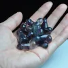 28mm Random Color Pendants Mini Penis Plant Statue Natural Stone Carving Aquarium Home Decoration Crystal Polishing Gem