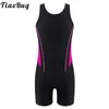 Tvådelar barnflickor Seeveless Swimsuit Rashguard Children Wetsuit UV Protection Swimwear Surfing Beachwear Jumpsuit bodysuit 230606