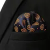 Handdukar Mens Pocket Square Colorful Poots Crimson Business Multicolor Classic Suit Gift Randig Handkakor Acceossen 230605