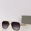 New fashion design square sunglasses FLIGHT 008 K gold frame simple and generous style high end outdoor uv400 protection glasses hot selling eyewear