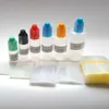 200 st/parti PVC Värme krympningsrör för 5 ml 10 ml 15 ml 20 ml 30 ml 50 ml plastdropparflaskor klar filmtätning MJ20