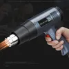 Warmtepistool 2000W Pistola de ar quente digital industrial Pistola de calor elétrica Termorregulador Embalagem retrátil Soprador térmico Secador Aquecedor Bico 220V