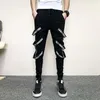 Pants Korean Summer Hip Hop Harem Pants Men mode 2022 Nya alla matcher joggar män smala fit streetwear casual byxor män svart 3428