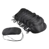 Black Eyeshade Concealer Cover Concealer Sleep Travel Soft Polyester Breathable Mask Vision Protection Eye Mask SZ43