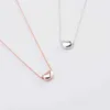 Chains T home Koreaanse S925 Sterling Zilveren Ketting Hanger vrouwelijke erwt Acaciaboon zilver clavicle308O UCSN