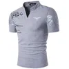 Mens Polos Dingshite Summer Casual Polo Shirt Män Kort ärm Affärsmodedesign Toppar Klänning för Clothin 230607