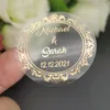 Blocchi per appunti 100 pezzi Invito personalizzato in lamina d'oro Matrimonio Hennaday Fidanzamento Anniversario Adesivi per feste 3 cm Forma rotonda 230607