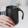 Water Bottles Office Coffee Cup Stainless Steel Double-Layer Vacuum Spray Paint Mug With Handle Heat Preservation Portable
