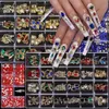 Nagelkonstdekorationer 1Box Rhinestones Set Crystal Charms Diamond Diy Eloy Luxury Jewelry Gem Parts Accessories Stones 230606