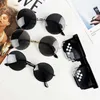 Car Retro Round Metal Frame Sunglasses UV400 Fashion Punk Styling Gothic Steampunk Glasses Casual Eyewear Unisex