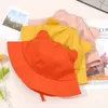 Chapeaux à large bord chat oreille seau chapeau casquette pour fille coton soleil femmes printemps été solide femme extérieur Sunhat 2023 R230607