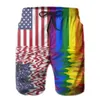 Maillots de bain pour hommes Pride Rainbow Colored Love Hearts Maillots de bain pour hommes Shorts de plage à séchage rapide Maillots de bain Costumes 230606