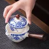 Teapot teepot met theware met houten handgreep SideHandle pot huishouden kung fu oolong filter thee maker creatief aardewerk teaware make thee