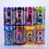 Electric RC Car 8 Style Coke Can 1 63 Mini Drift RC LED Light Radio Remote Control Micro Racing Kid's Desktop Toys Gifts 230607