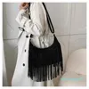 Designer Duffel Sacs Suede Femme Sac À Bandoulière Grande Capacité Fringe Boho Pour Les Femmes À La Mode Bohème Fourre-Tout