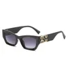 Солнцезащитные очки для моделей Men Classic Metal Square рама популярная ретро-авангардированное открытое UV 400 защитные солнцезащитные очки 8 цветов