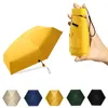 Parapluies Femme Parapluie Anti-UV Poche Mini Pluie Coupe-Vent Durable 6 Pliant Soleil Portable Solaire Femme Parasol