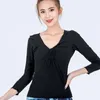 Aktive Shirts Frauen Sport Top Frühling Sommer Yoga Kleidung Laufen Abnehmen Elegante Atmungsaktive Weiche Professionelle Fitness Tanz Gym Kleidung