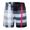 Herr shorts mode casual designer pläd stretch rep elastisk komfort snabbtorkning strandbyxor m-3xl-wt