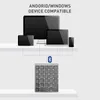 Tastiere Tastiere Tastierino numerico Bluetooth Cover per tastiera wireless in lega di alluminio per Android Windows