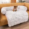 chenils stylos Amovible Pet Chien Lit En Peluche Grands Chiens Maison Canapé Tapis Hiver Chaud Animaux Pad Lavable Coussin Couverture Couverture 230606