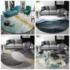 Carpet European Abstract Round Carpets for Living Room Decoration Carpet Checkroom Lounge Rug Computer Chair Rugs for Bedroom Decor Mat R230607