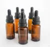 Empty Amber Glass Dropper Bottles Wholesale E Liquid Glass Bottles 10ml 15ml 20ml 30ml 50ml 100ml in stocks