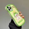 Vente en gros gratuit DHL Mignon 3D Drôle Kawaii Grenouille Chapeau Lapin Doux Silicone Téléphone Cas Pour iPhone 14 13 11 12 Pro Max Antichoc TPU Caoutchouc Couvre Fundas