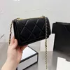 Channell saco novo lazer pequeno vento perfumado grande couro genuíno destino pele de carneiro corrente crossbody feminino