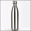 Storage Bottles Jars Diversion Water Bottle Secret Stash Pill Organizer Can Safe Stainless Steel Tumbler Ing Spot For Money Bonus Dhcwk