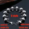 Chaîne Beier 316L Bracelet En Acier Inoxydable punk crâne Bracelet Pour Vintage Cool Dragon Style Hommes Bracelet Bijoux LLBC8-036R 230606