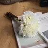 Dekoratif çiçekler 1 buket slik yapay gerbera sahte çiçek krizantem flores ev düğün dekorasyon Daisy 7 Şube