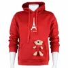 Hommes sweats à capuche hommes broderie sweat à capuche bambou chinois Harajuku pull coton automne Couple mode pulls décontractés JDSP