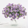 Fleurs décoratives Fleur de soie artificielle Small Lilac Bouquet de mariage Décoration de mariage Home Party Window Garden 1pc