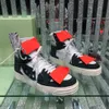 Luxury Coach Jeans Blue Outdoor Red Canvas Sports 021 High-Top White Lace-Up Gummi Insula Casual Shoes for Men and Women