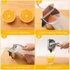 Processors Aluminium Alloy Manual Juice Squeezer, Fruit Juicer Hand Squeezer, Easy Use Heavy Duty Lemon Citrus Juicer, Kitchen Accessories