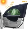 Curtain 2PCS Car Anti-Mosquito Sunshade Child Sunscreen Side Window Baby Blackout Upgrade Zipper