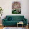 Camille Pissarro Canvas Art Wallnut e Apple Trees Handmade Impressionista Landscape Painting Home Decor Modern