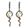 Dangle Earrings GEM'S BALLET 3.03Ct Natural Red Garnet Gemstone Drop For Women 925 Sterling Silver Vintage Fine Jewelry